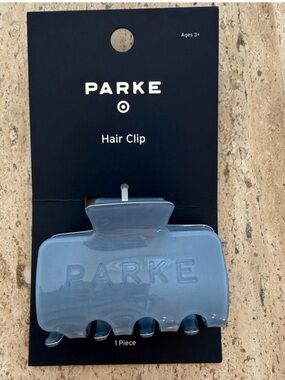 PARKE Blue Hair Clip - Glossy Blue Claw Clip